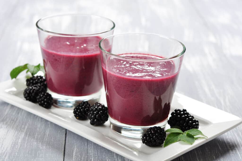 receta de jugo de moras
