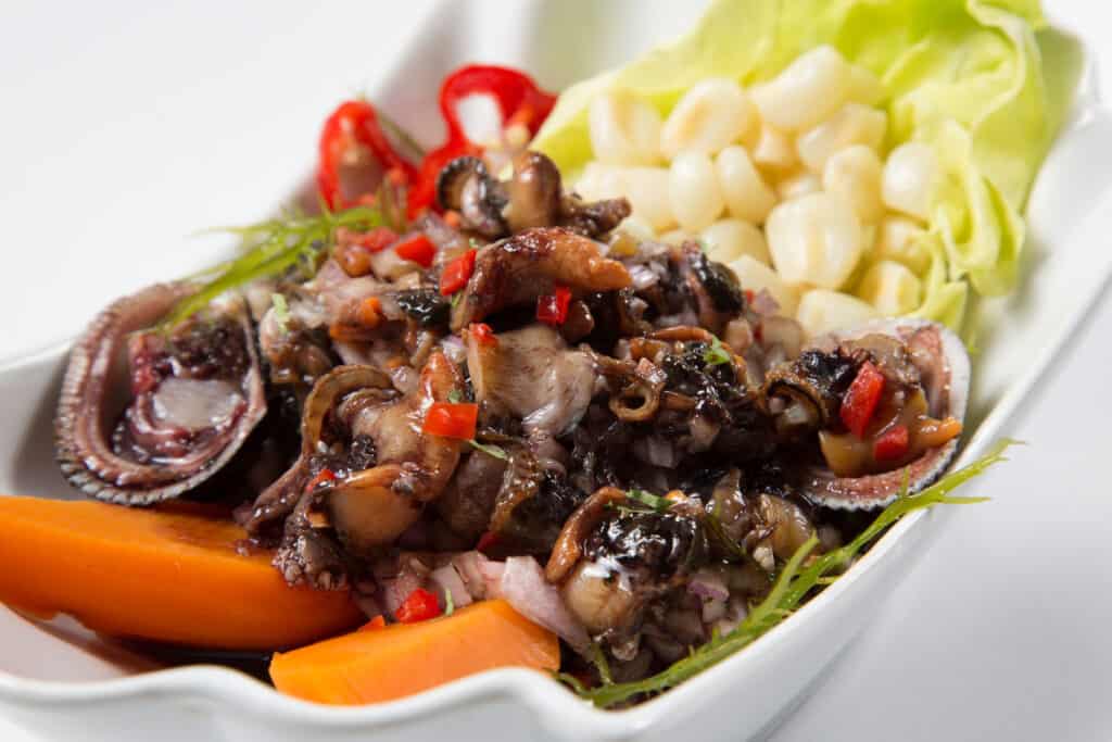receta de ceviche de concha