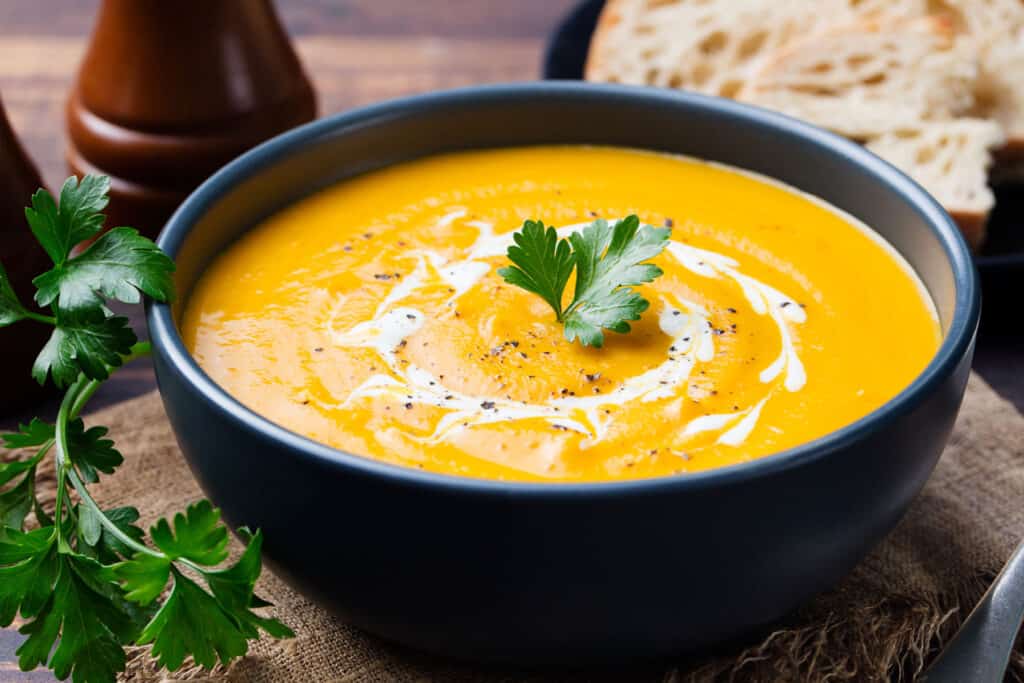 receta de crema de zapallo