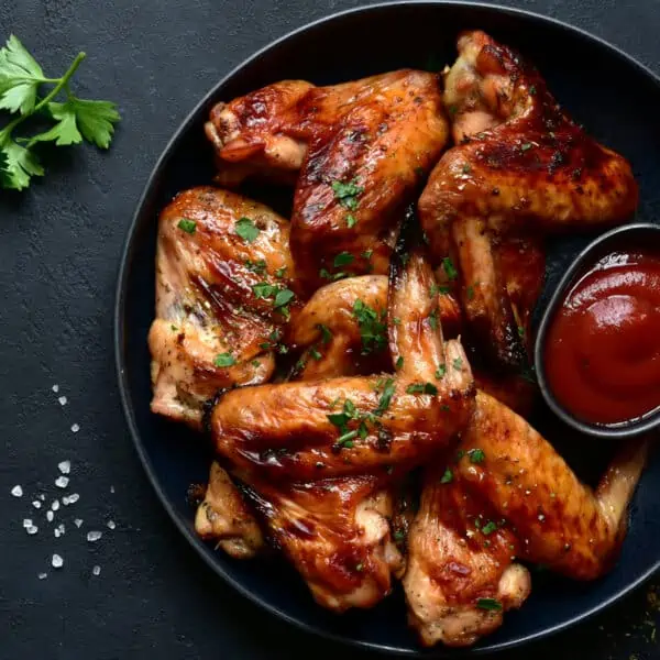 alitas de pollo a la bbq